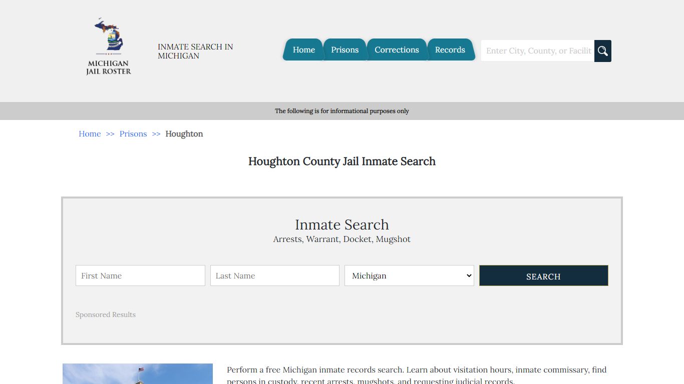 Houghton County Jail Inmate Search | Michigan Jail Roster